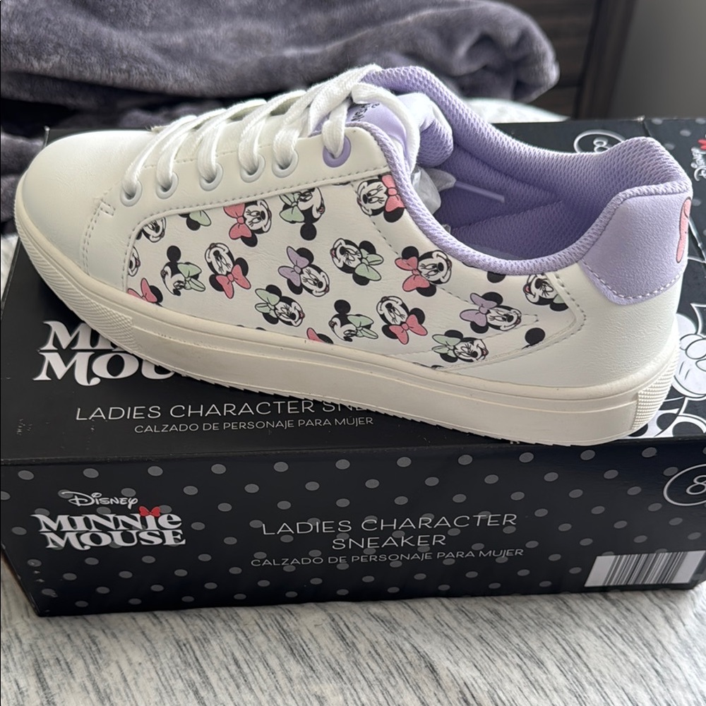 Disney White and Purple Sneakers